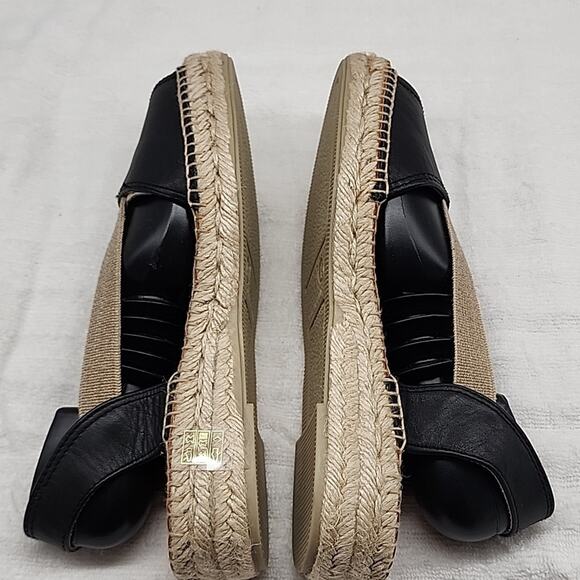TONI PONS ETNA FLAT LEATHER ELASTIC STRAP ESPADRILLE SANDALS SIZE 9 NWOB - Picture 9 of 16